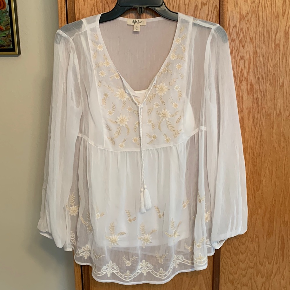 2 piece boho blouse